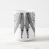 ケフィシーパレスチナのスカーフ伝統的ファブリック コーヒーマグカップ (中央)