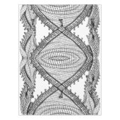 ケフィシーパレスチナのスカーフ伝統的ファブリック テーブルクロス (正面)