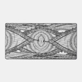 ケフィシーパレスチナのスカーフ伝統的ファブリック デスクマット (正面)