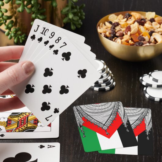 ケフィシーパレスチナのスカーフ伝統的ファブリック トランプ (インサイチュ)