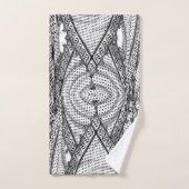 ケフィシーパレスチナのスカーフ伝統的ファブリック バスタオルセット (ハンドタオル)