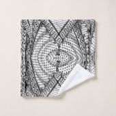 ケフィシーパレスチナのスカーフ伝統的ファブリック バスタオルセット (ウォッシュタオル)