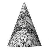 ケフィシーパレスチナのスカーフ伝統的ファブリック パーティーハット (裏面)