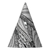 ケフィシーパレスチナのスカーフ伝統的ファブリック パーティーハット (左)