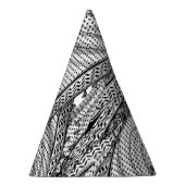 ケフィシーパレスチナのスカーフ伝統的ファブリック パーティーハット (右)