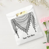 ケフィシーパレスチナのスカーフ伝統的ファブリック フェイバーバッグ (封をした状態)