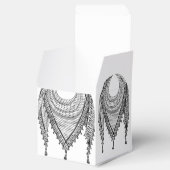 ケフィシーパレスチナのスカーフ伝統的ファブリック フェイバーボックス (オープン)