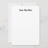 ケフィシーパレスチナのスカーフ伝統的ファブリック 招待状 (裏面)