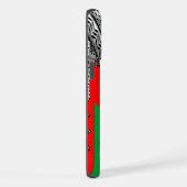 ケフィシーパレスチナのスカーフ伝統的ファブリック iPhoneケース (右側面)