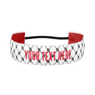 ケフィシーパレスティナ模様 アスレチックヘッドバンド