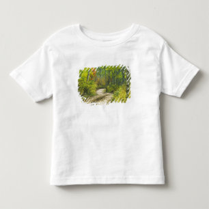 ケブラーの秋色とポプラ並木 トドラーTシャツ