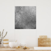 ケプラーのクレーター表面の火星 ポスター (キッチン)