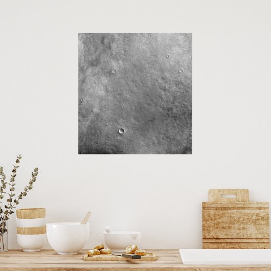 ケプラーのクレーター表面の火星 ポスター (キッチン)