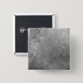 ケプラーのクレーター表面の火星 缶バッジ (正面&裏面)