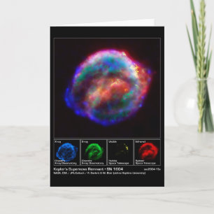 ケプラーの超新星残骸 – SN 1604 NASA カード