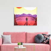 ケプラー宇宙旅行先プラネットアドベンチャー キャンバスプリント (インサイチュ (リビング))