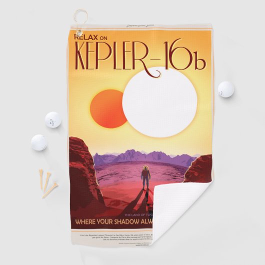 ケプラー宇宙旅行先プラネットアドベンチャー ゴルフタオル (インサイチュ)