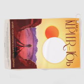 ケプラー宇宙旅行先プラネットアドベンチャー ゴルフタオル (横)