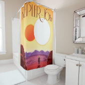 ケプラー宇宙旅行先プラネットアドベンチャー シャワーカーテン (インサイチュ)