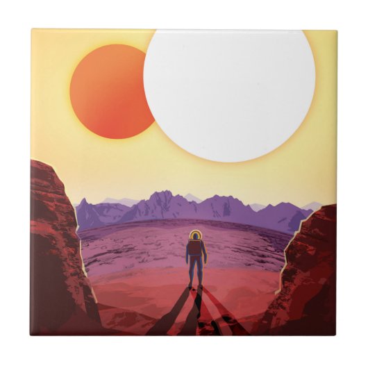 ケプラー宇宙旅行先プラネットアドベンチャー タイル (正面)