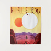 ケプラー宇宙旅行先プラネットアドベンチャー タペストリー (正面)