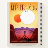 ケプラー宇宙旅行先プラネットアドベンチャー ノートブック (裏面)