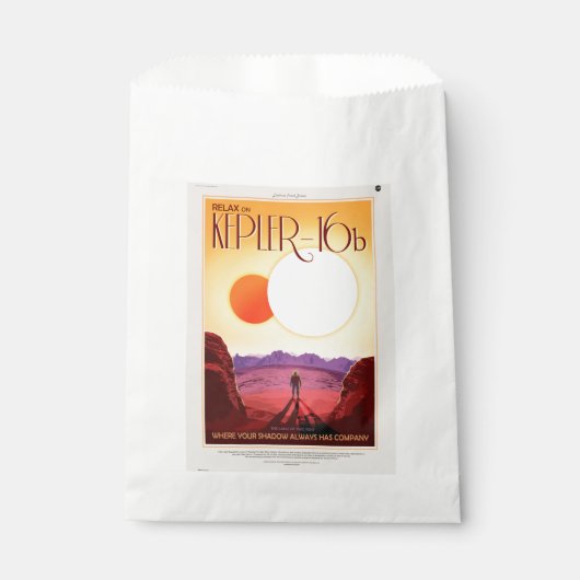 ケプラー宇宙旅行先プラネットアドベンチャー フェイバーバッグ (正面)