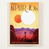 ケプラー宇宙旅行先プラネットアドベンチャー プランナー手帳 (裏面)