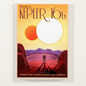 ケプラー宇宙旅行先プラネットアドベンチャー プランナー手帳 (正面)