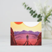 ケプラー宇宙旅行先プラネットアドベンチャー ポストカード (スタンド正面)