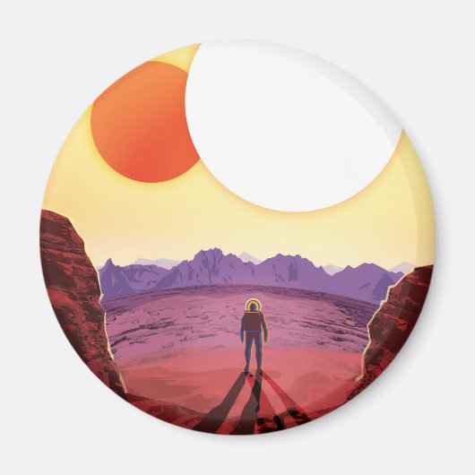 ケプラー宇宙旅行先プラネットアドベンチャー マグネット (正面)