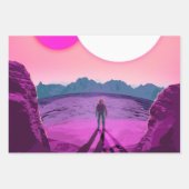 ケプラー宇宙旅行先プラネットアドベンチャー ラッピングペーパーシート (正面2)