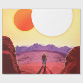 ケプラー宇宙旅行先プラネットアドベンチャー ラッピングペーパー (フラット)