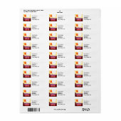 ケプラー宇宙旅行先プラネットアドベンチャー ラベル (フルシート)