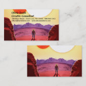 ケプラー宇宙旅行先プラネットアドベンチャー 名刺 (正面/裏面)