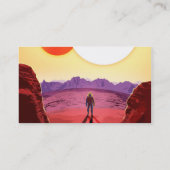 ケプラー宇宙旅行先プラネットアドベンチャー 名刺 (裏面)