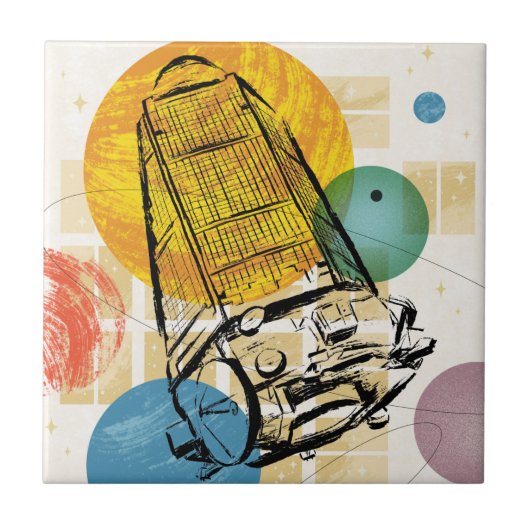 ケプラー宇宙望遠鏡ポスター。 タイル (正面)