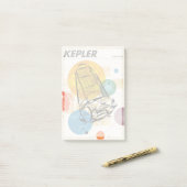 ケプラー宇宙望遠鏡ポスター。 ポストイット (デスク上)