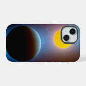 ケプラー10惑星系 iPhone 15ケース (裏面横)