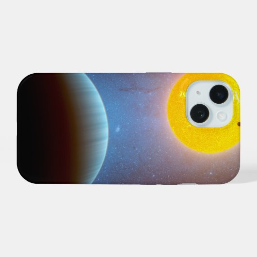 ケプラー10惑星系 iPhone 15ケース (裏面横)