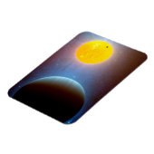 ケプラー10星システム。 マグネット (左側)