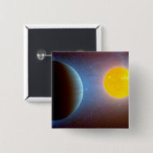 ケプラー10星システム。 缶バッジ (正面&裏面)