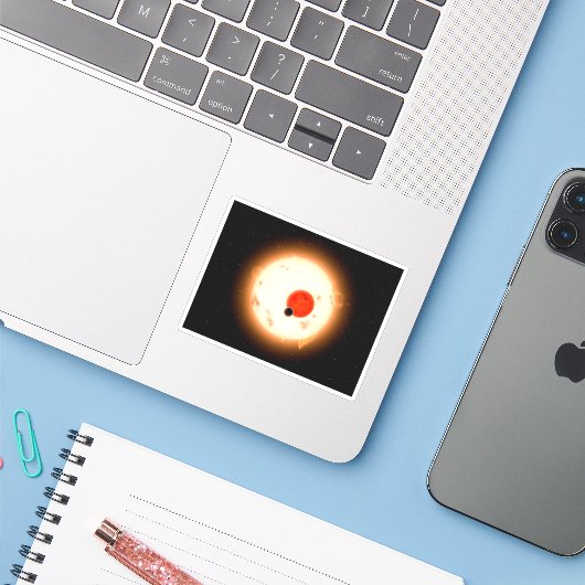 ケプラー16システム。 シール (ノートパソコンとiPhone)