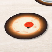 ケプラー16システム。 ラウンドペーパーコースター (アングル)