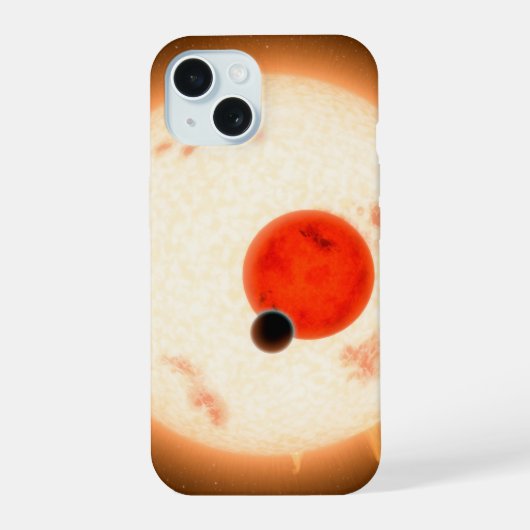 ケプラー16惑星系 iPhone 15ケース (裏面)