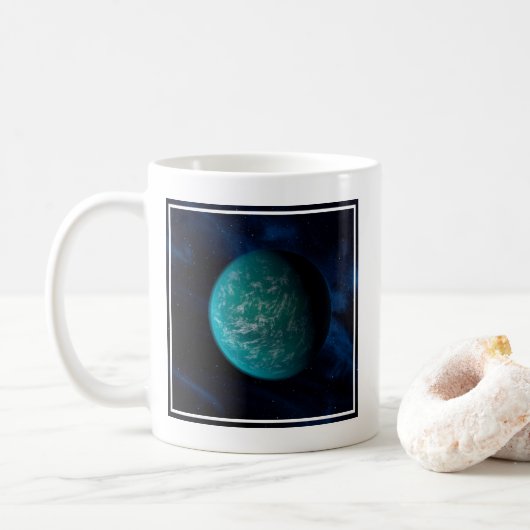ケプラー22b、太陽系外惑星。 コーヒーマグカップ (ドーナツ)