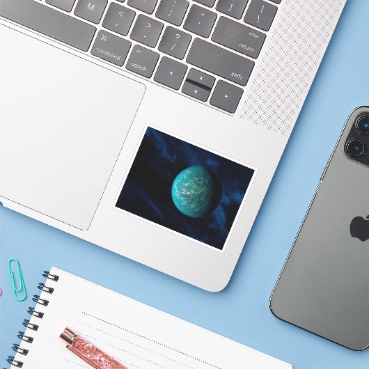 ケプラー22b、太陽系外惑星。 シール (ノートパソコンとiPhone)