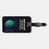 ケプラー22b、太陽系外惑星。 ラゲッジタグ (裏面横)