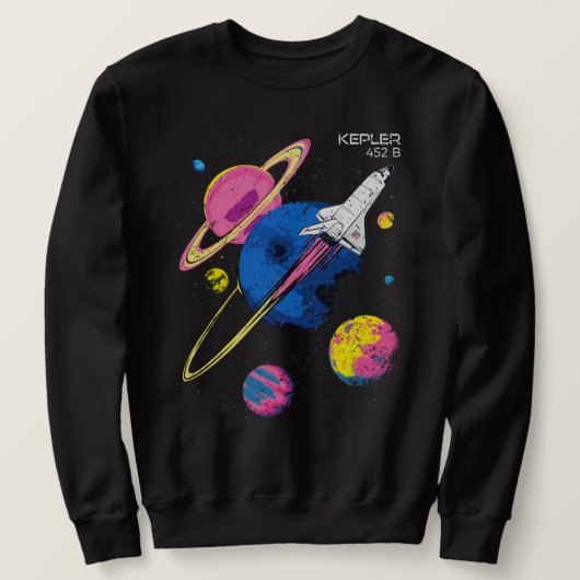 ケプラー452B宇宙任務 スウェットシャツ (デザイン正面)