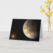 ケプラー–186f遠くの星を周回。 カード (黄色い花)